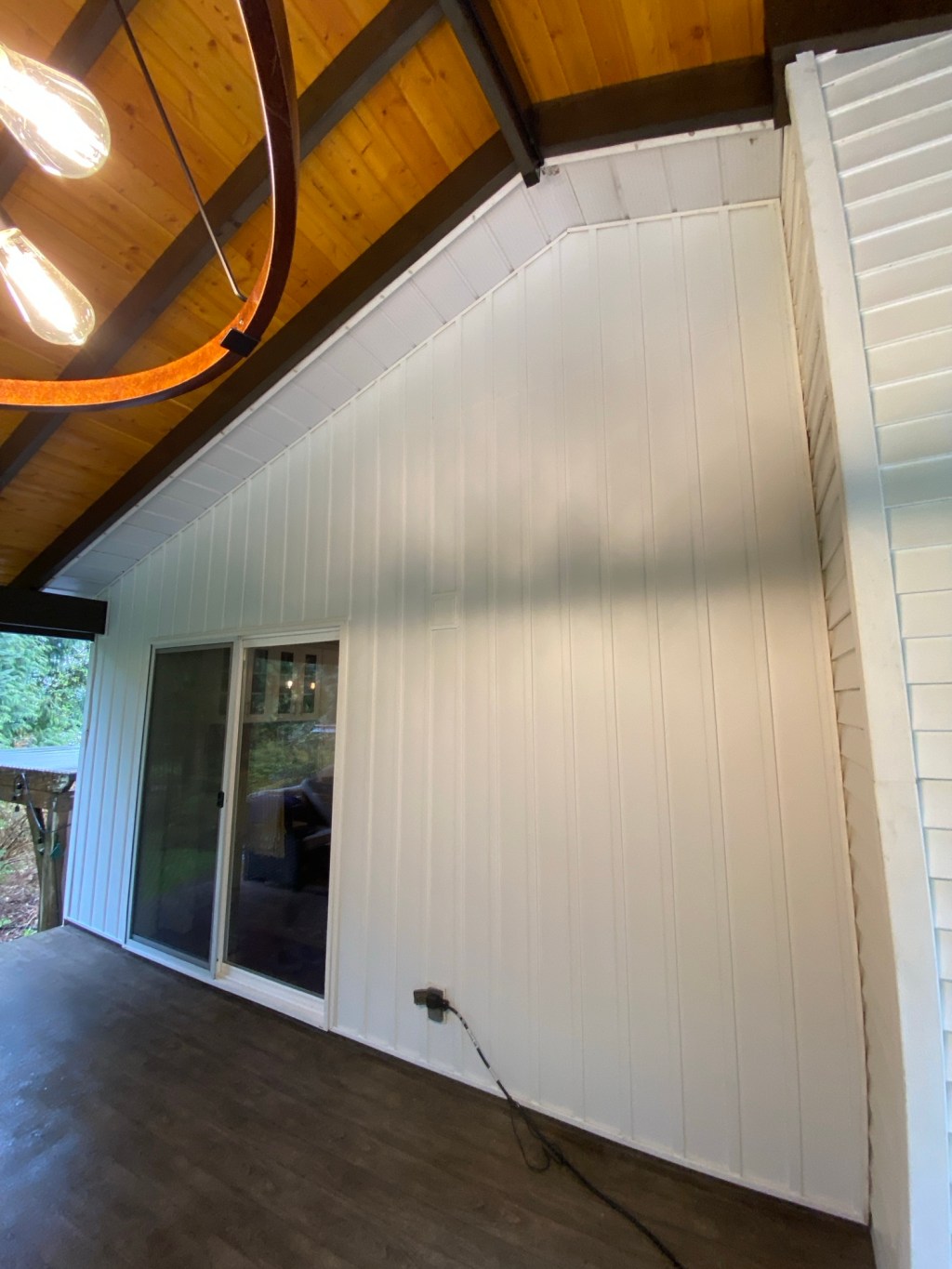 Premium Vinyl Board & Batten in Frost&nbsp;White.