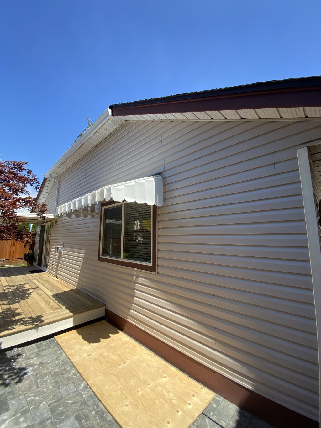 Premium vinyl D4.5 Dutchlap in Mocha&nbsp;colour.