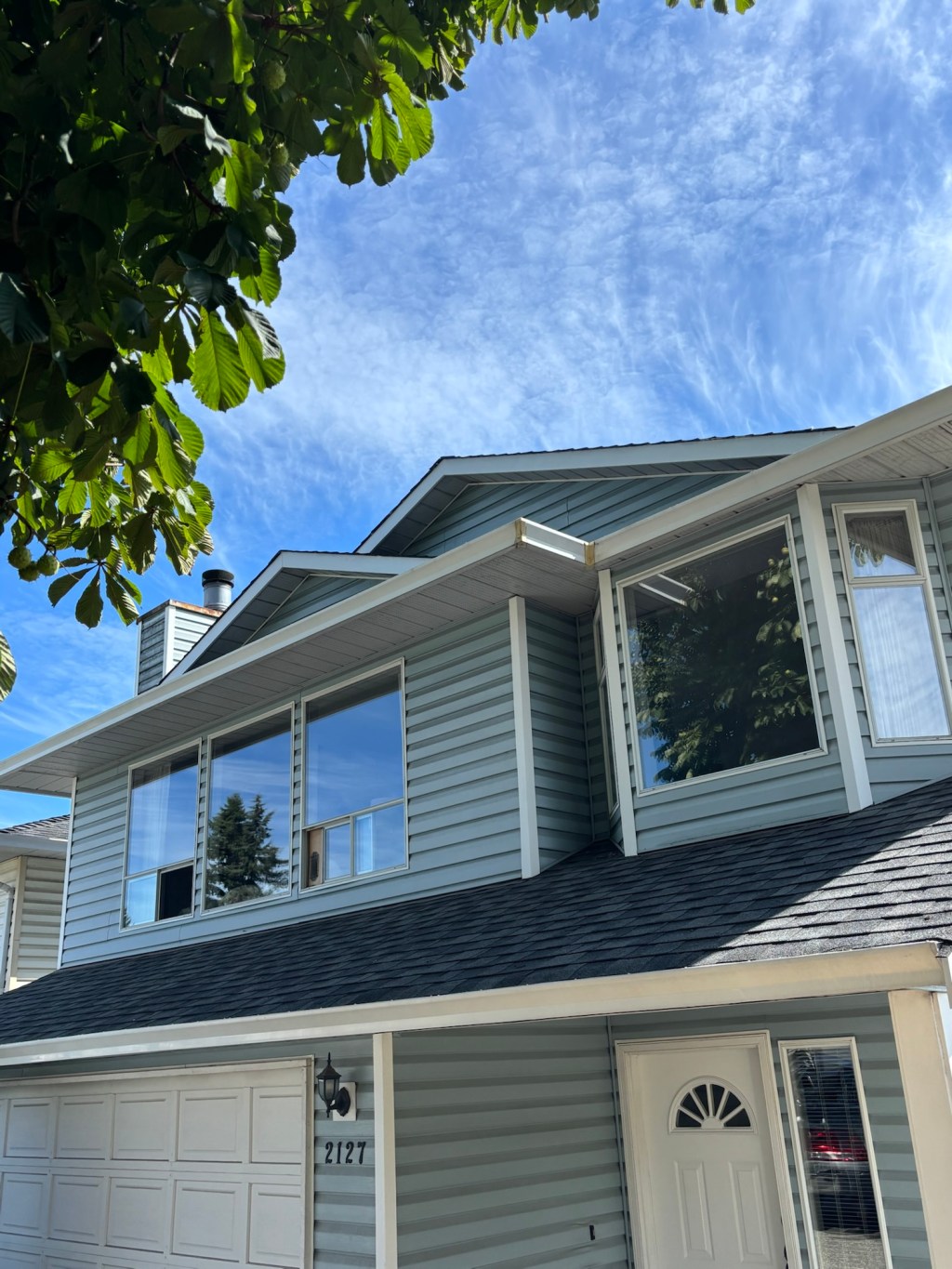 Hardie fascia boards in Arctic White.